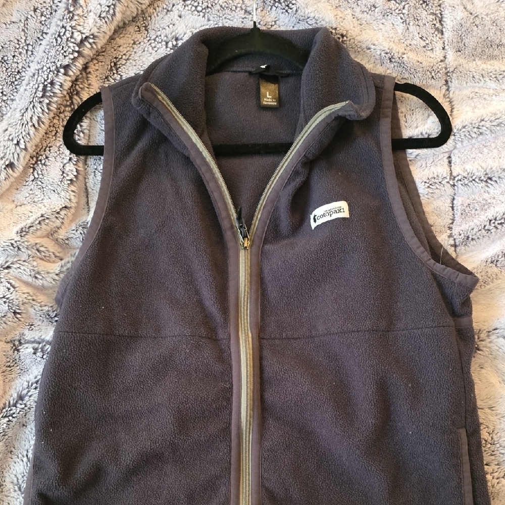 Cotopaxi Gray Fleece Vest